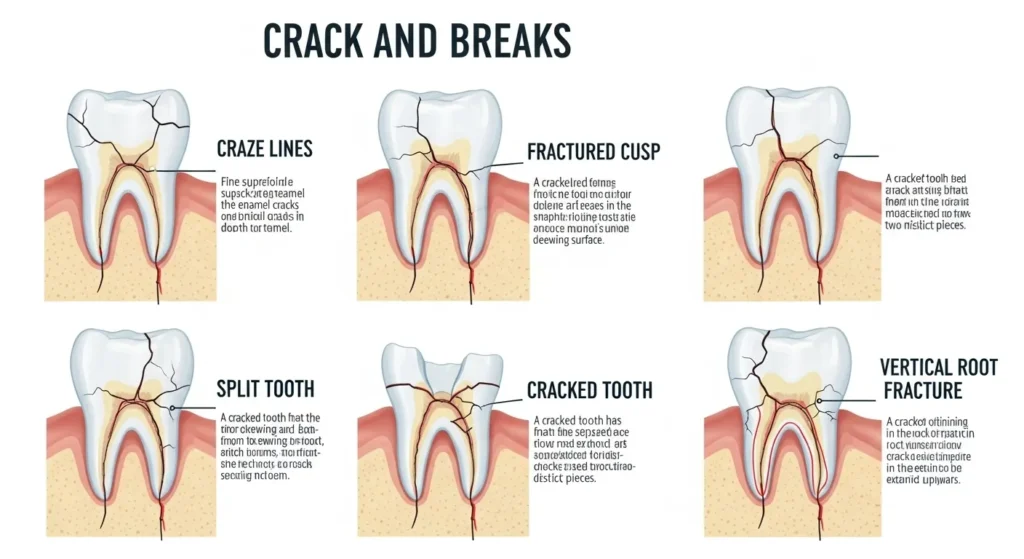 Tooth Broke in Half Black Inside No Pain