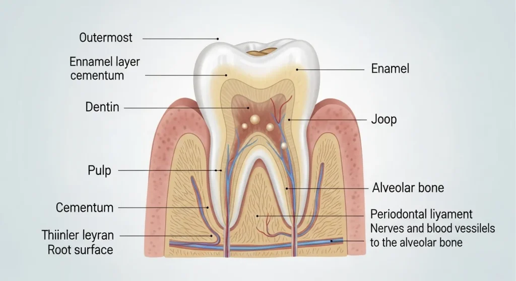 Tooth Broke in Half Black Inside No Pain
