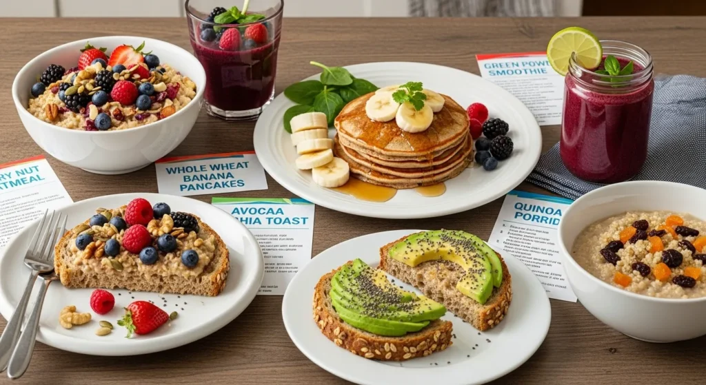 breakfast fiber foods