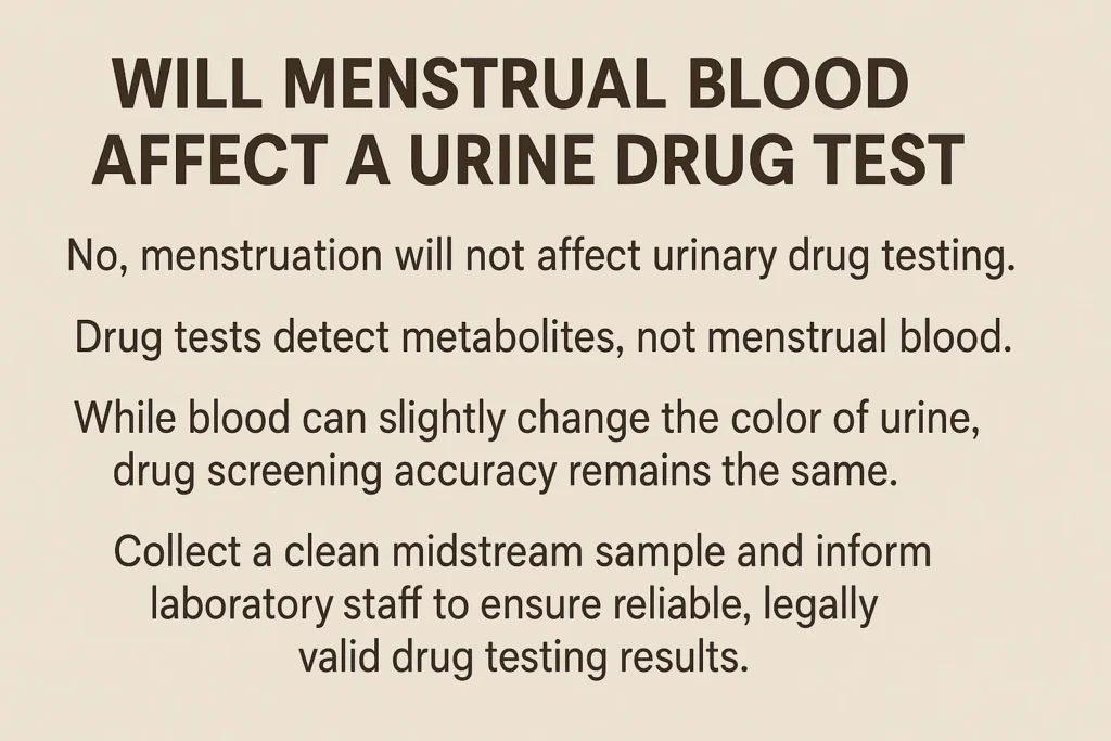 Drug Test on Your Period